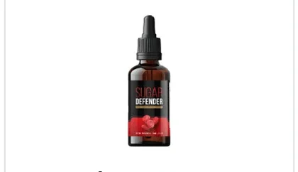 Sugar Defender liquid supplement bottle with dropper